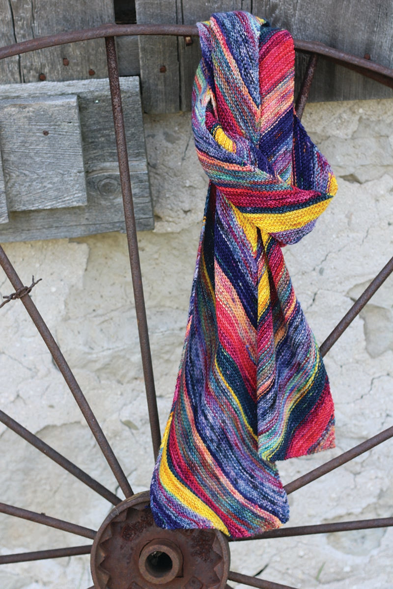 Koigu Pencil Box 2.0 Collection Patterns - Dance Club Scarf - PDF Download - Extra Image
