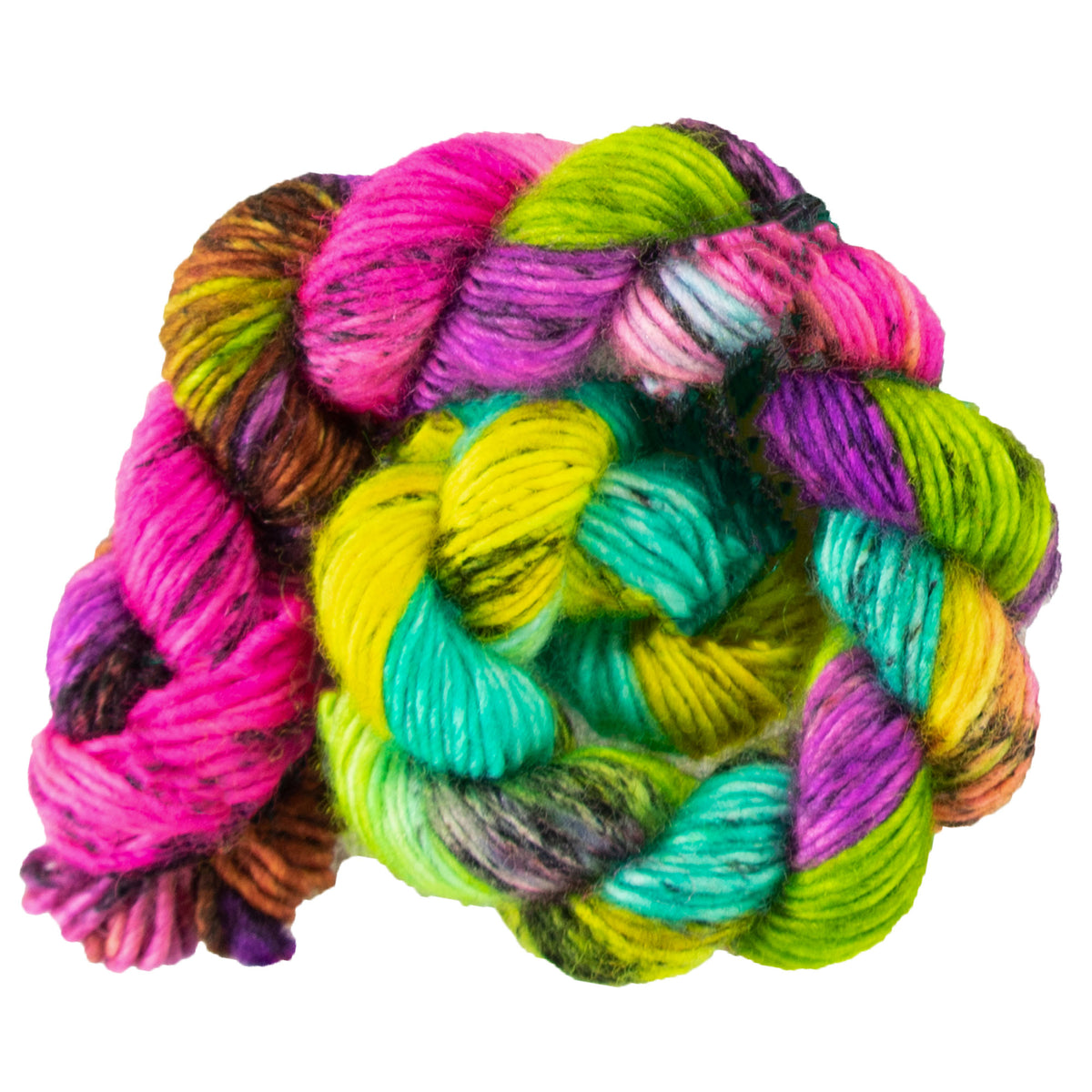 Madelinetosh Unicorn Tails Yarn - Pinata Pop - Zoom Image

