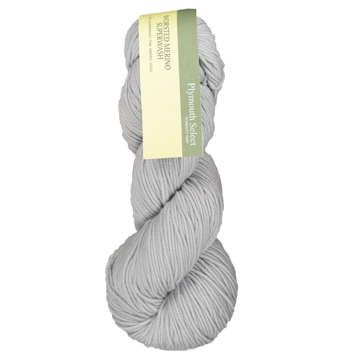 Plymouth Yarn Worsted Merino Superwash Yarn - 93 Grey Pearl - Zoom Image
