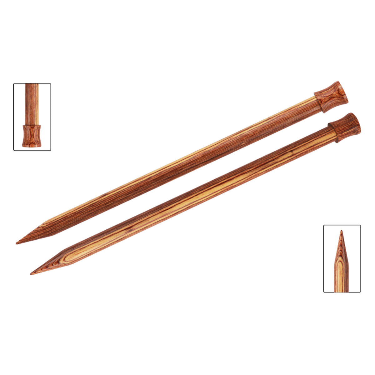 KnitPro Ginger Single Points Needles - US 10 (6.0mm) - 10" - Zoom Image
