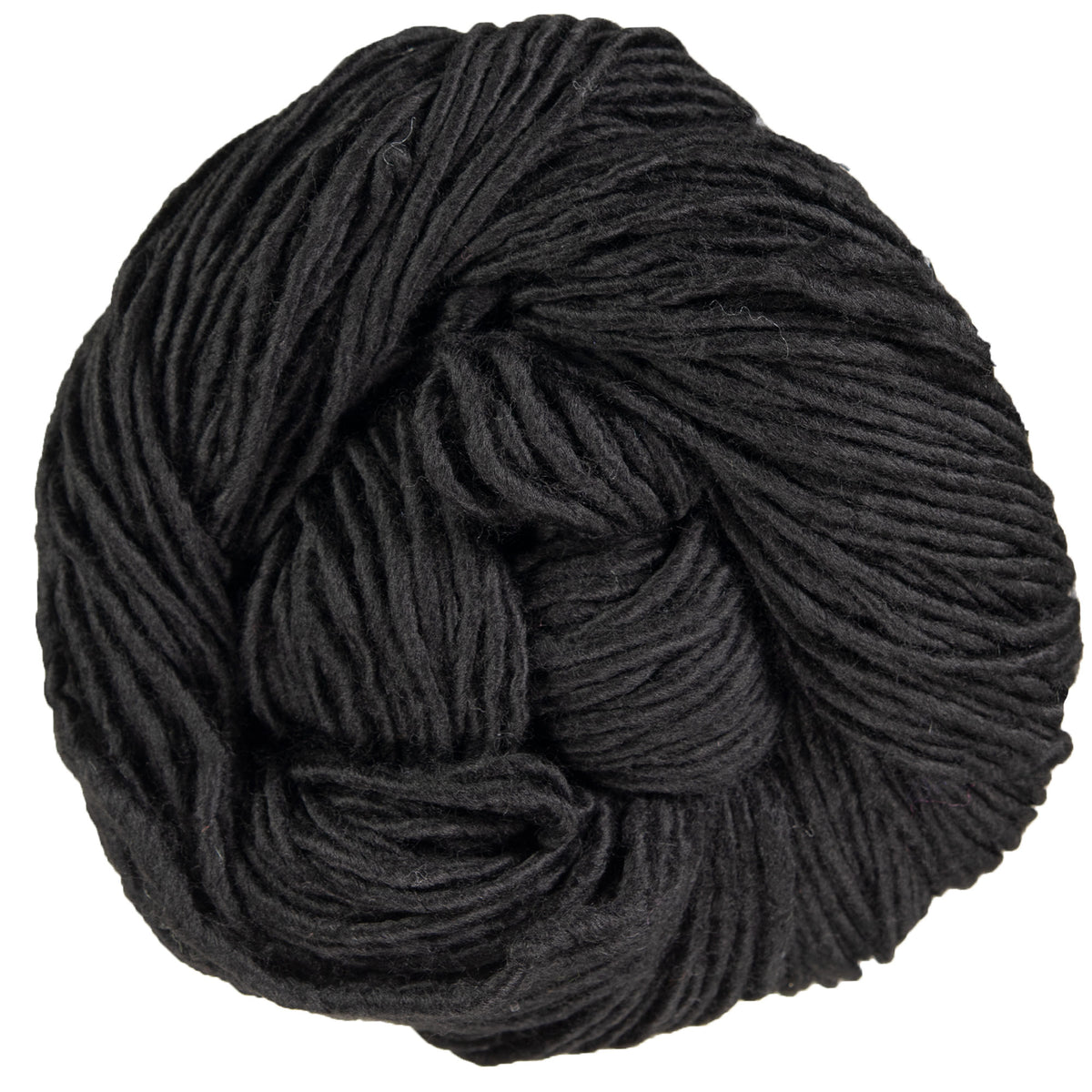 Malabrigo Worsted Merino Yarn - 195 Black - Zoom Image