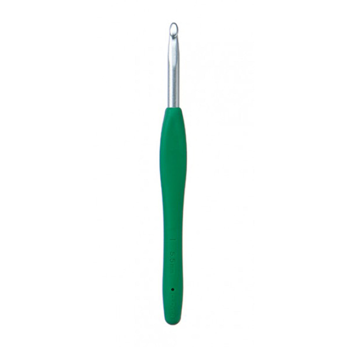 Clover Amour Crochet Hooks- Aluminum Needles - Size I (5.5mm) Green - Zoom Image
