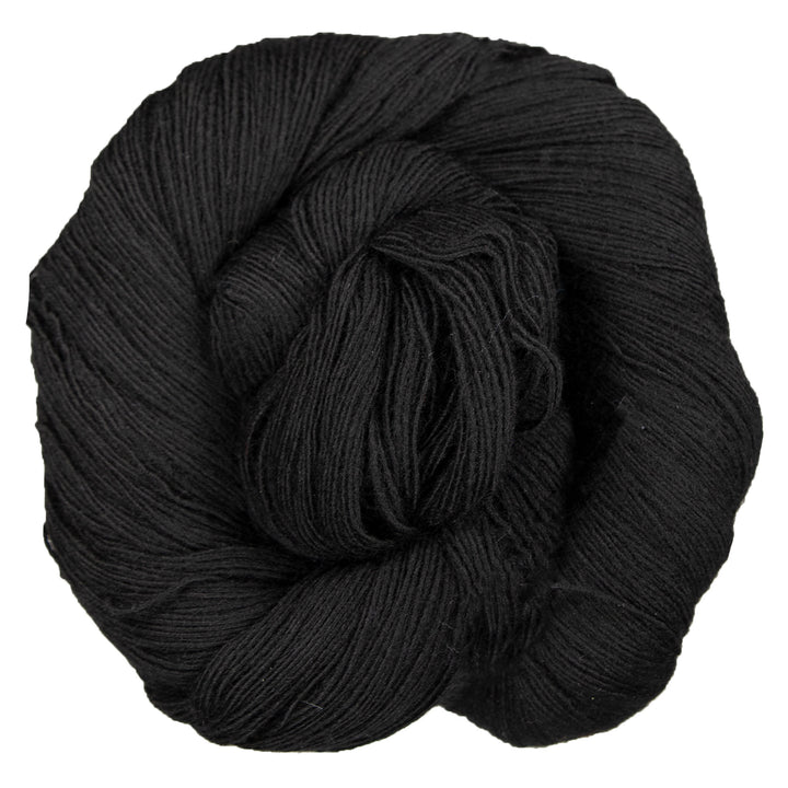 Malabrigo Lace Yarn - 195 Black - Zoom Image