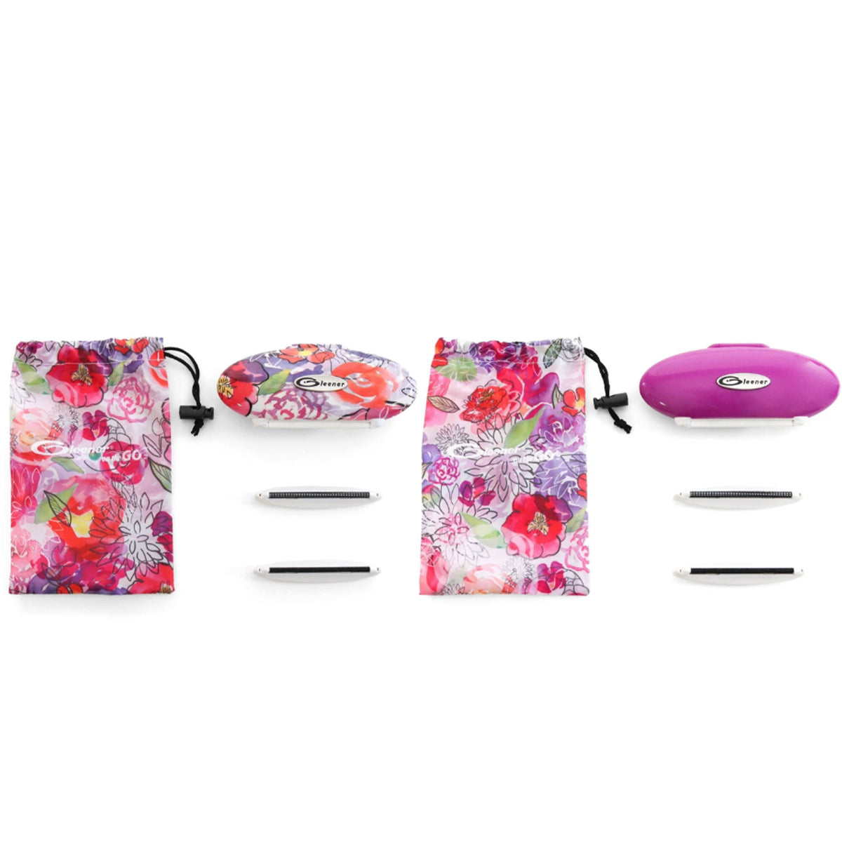 Gleener Fuzz Remover - On the Go Set- Fuscia - Zoom Image
