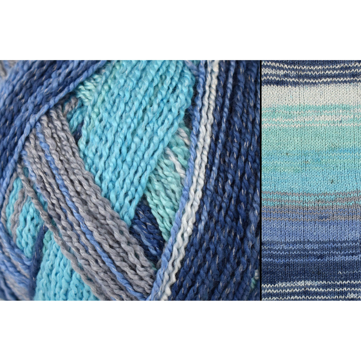 Universal Yarn Bamboo Pop Socks Yarn - 501 Waves - Zoom Image