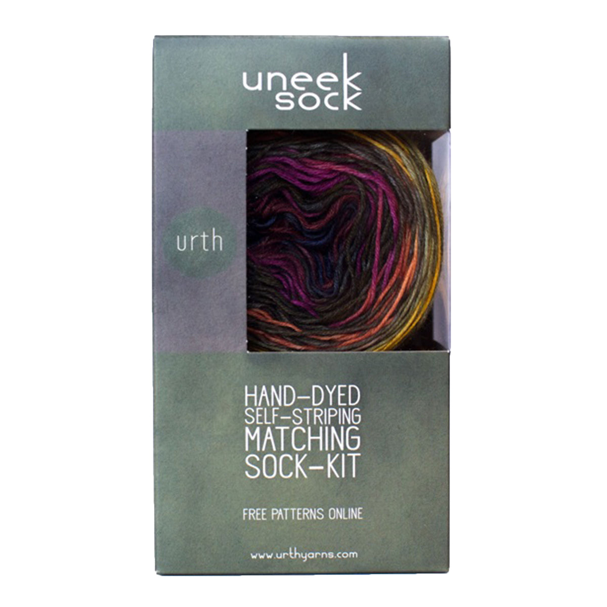Urth Yarns Uneek Sock Kit Yarn - Zebra - Zoom Image
