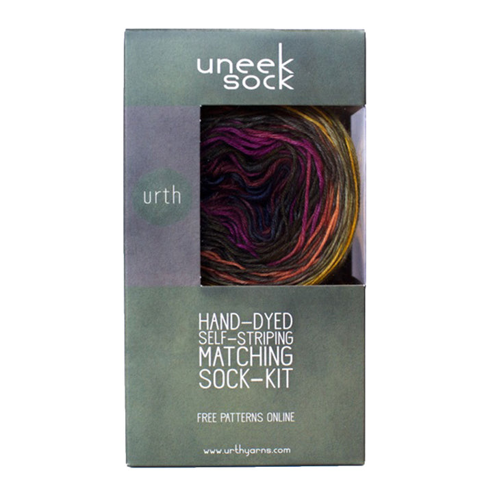 Urth Yarns Uneek Sock Kit Yarn - Zebra - Zoom Image