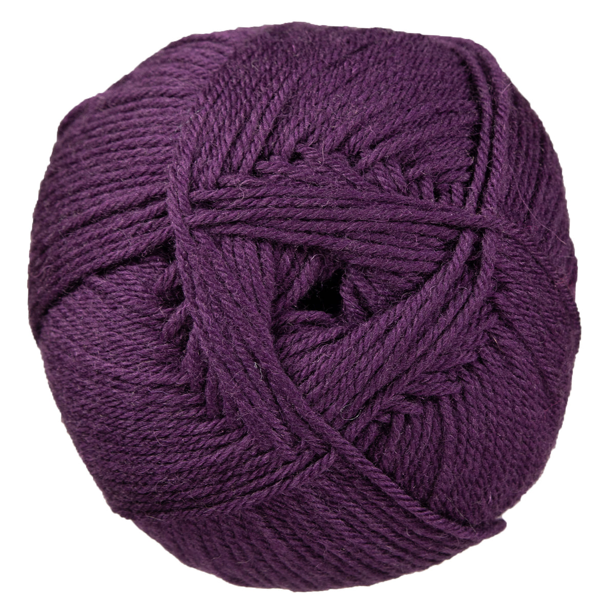 Rowan Pure Wool Superwash Worsted Yarn - 198 Eggplant - Zoom Image
