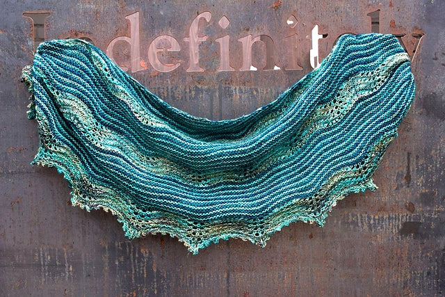 Rachel's Ripple Effect Shawl - Main Image 5