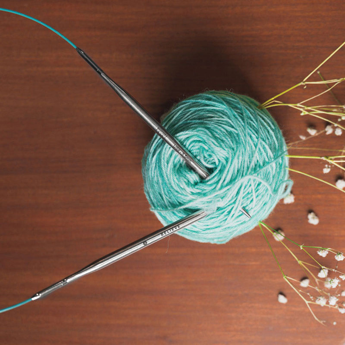 KnitPro Mindful Collection Fixed Circular Needles - 40'' US 17 - Extra Image