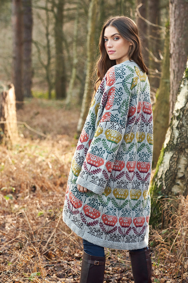 Rowan Carousel by Martin Storey PDF Patterns - Moonflower Coat - PDF Download - Extra Image
