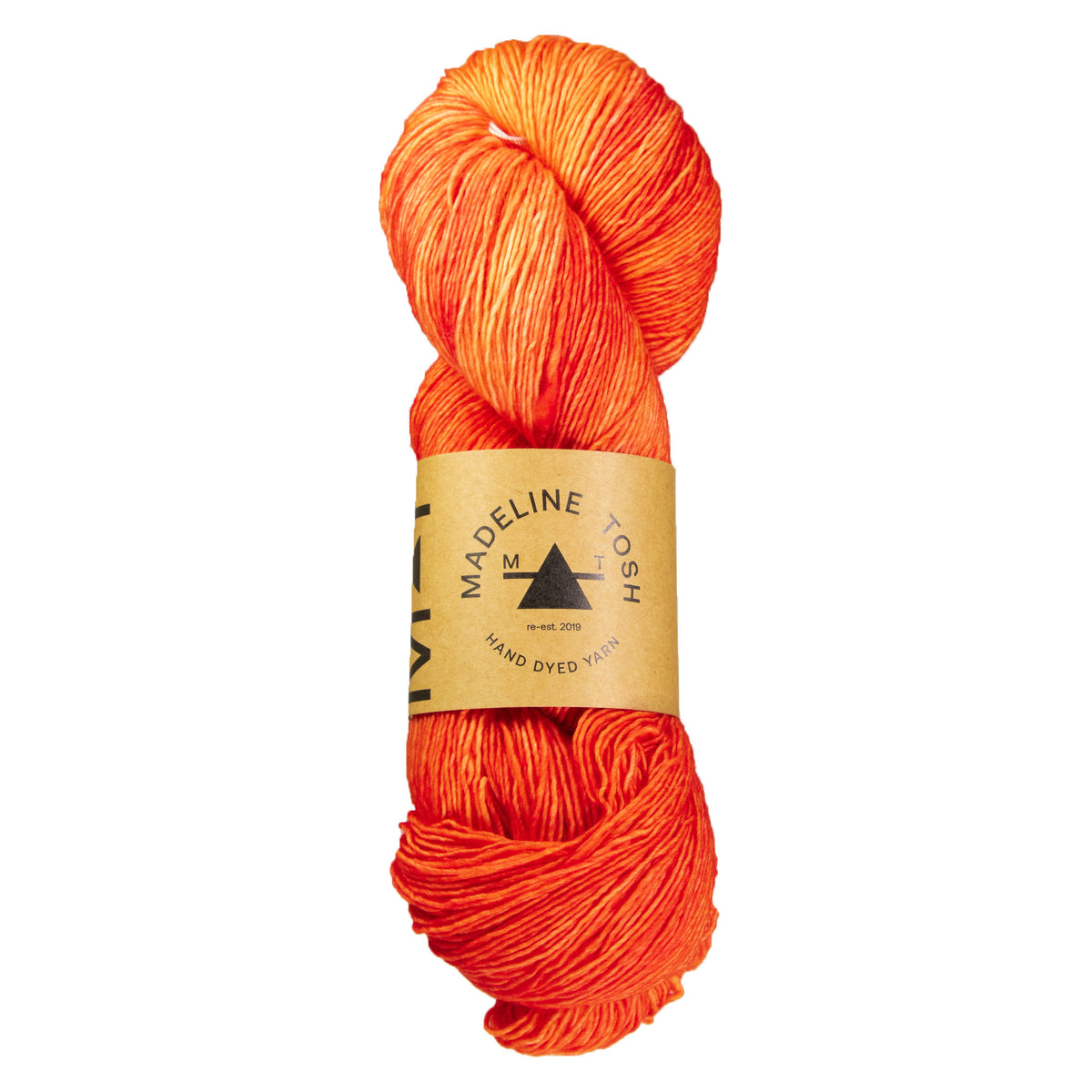 Madelinetosh Tosh Merino Light Yarn - GG Loves Orange - Zoom Image
