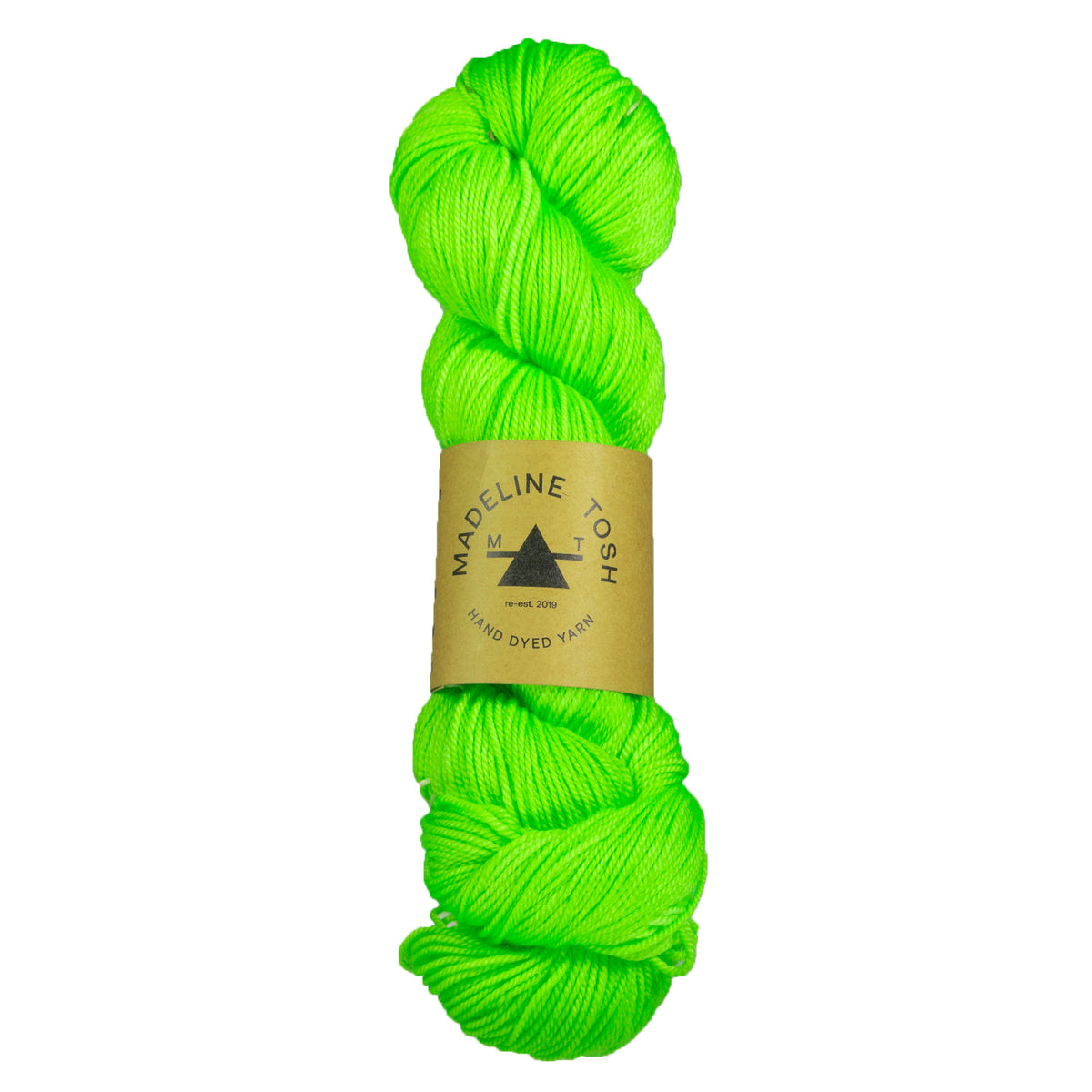 Madelinetosh Pashmina Yarn - Neon Lime - Zoom Image
