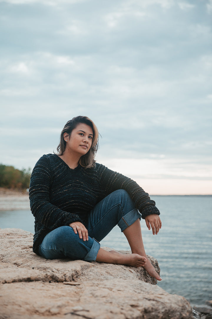 Madelinetosh Tosh Patterns - Ridge Hoodie - PDF Download - Extra Image