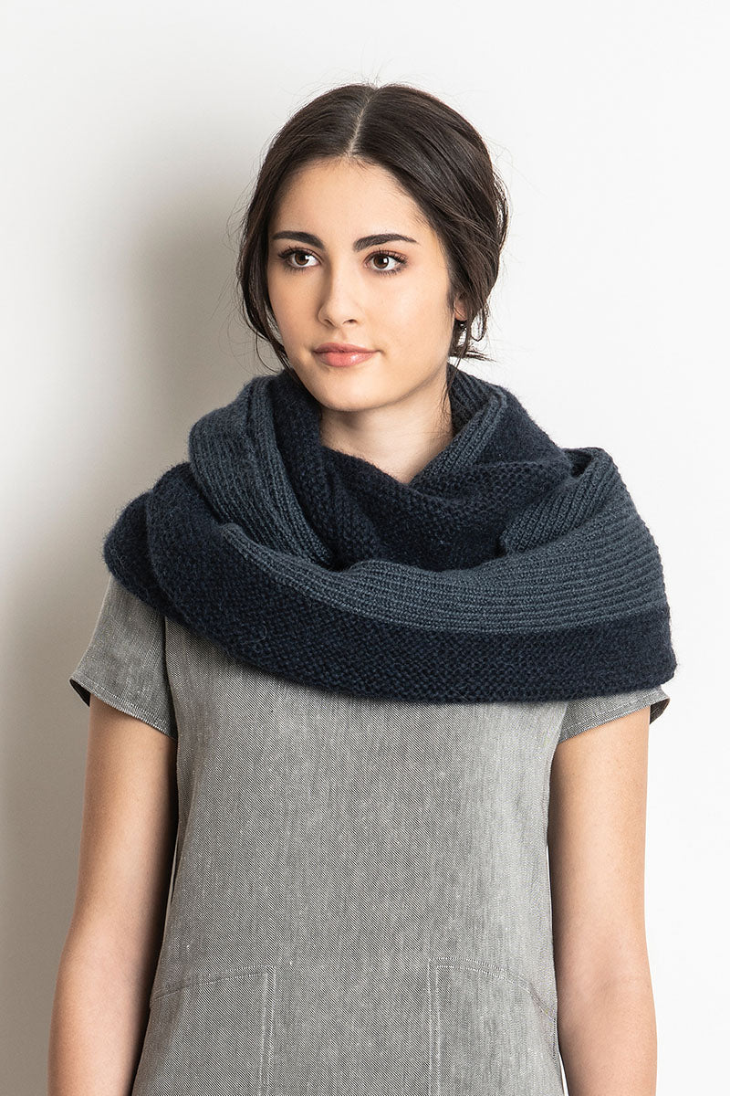 Blue Sky Fibers Traveler's Series Patterns - Harris Wrap - PDF Download - Extra Image
