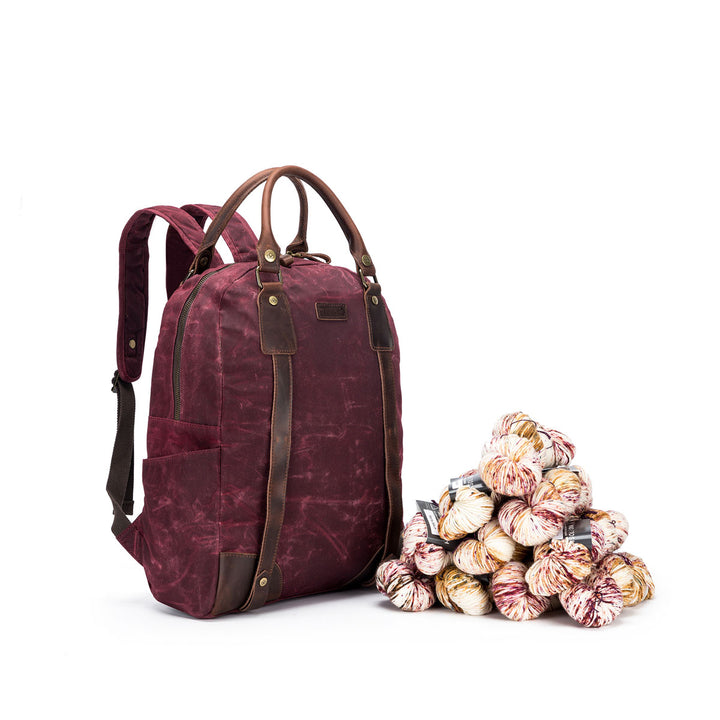 della Q Maker's Canvas Backpack - Mustard - Extra Image