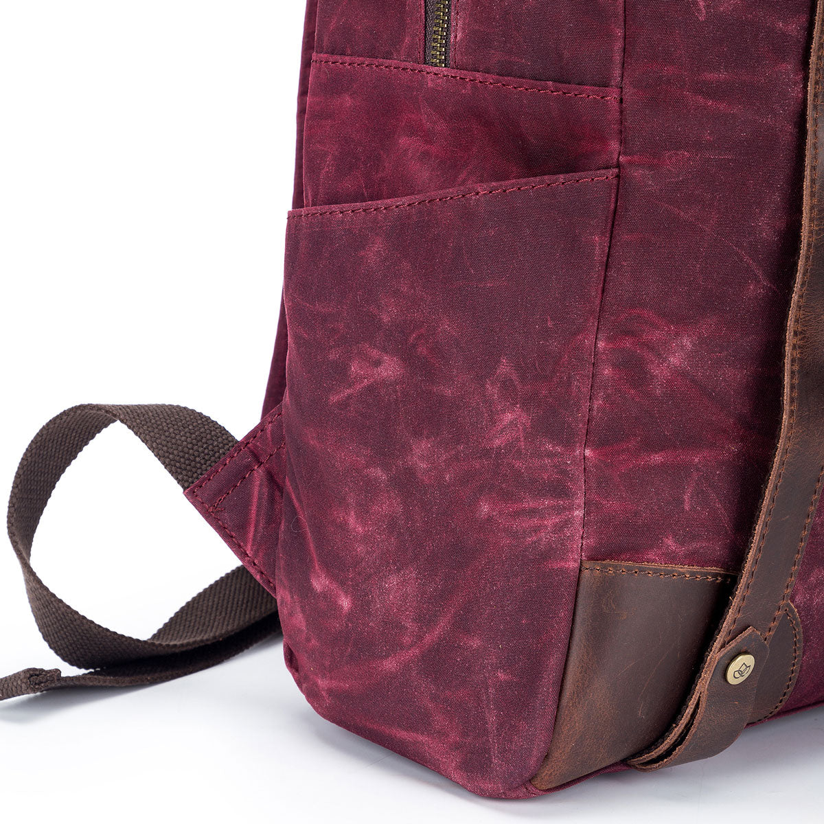 della Q Maker's Canvas Backpack - Mustard - Extra Image