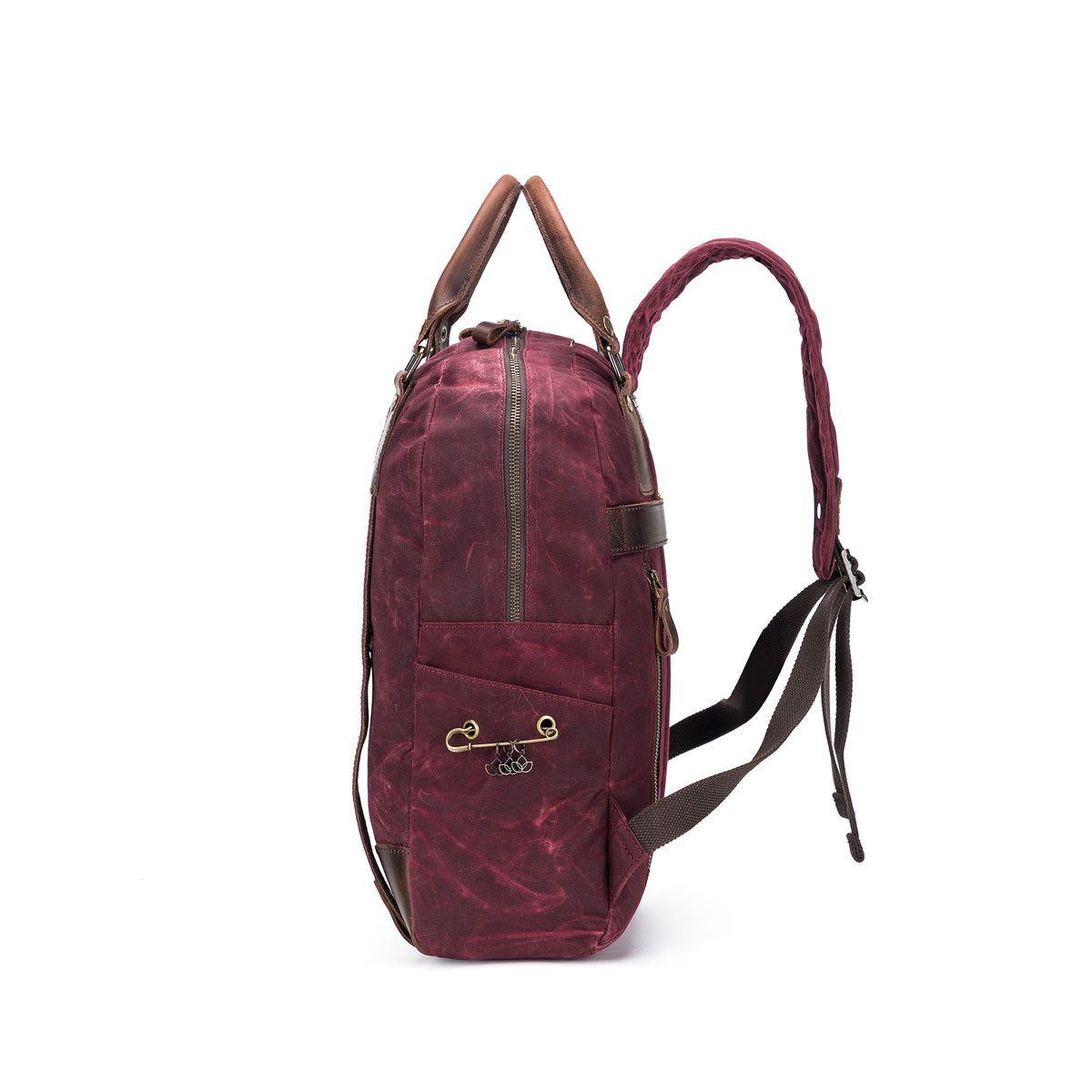 della Q Maker's Canvas Backpack - Mustard - Extra Image
