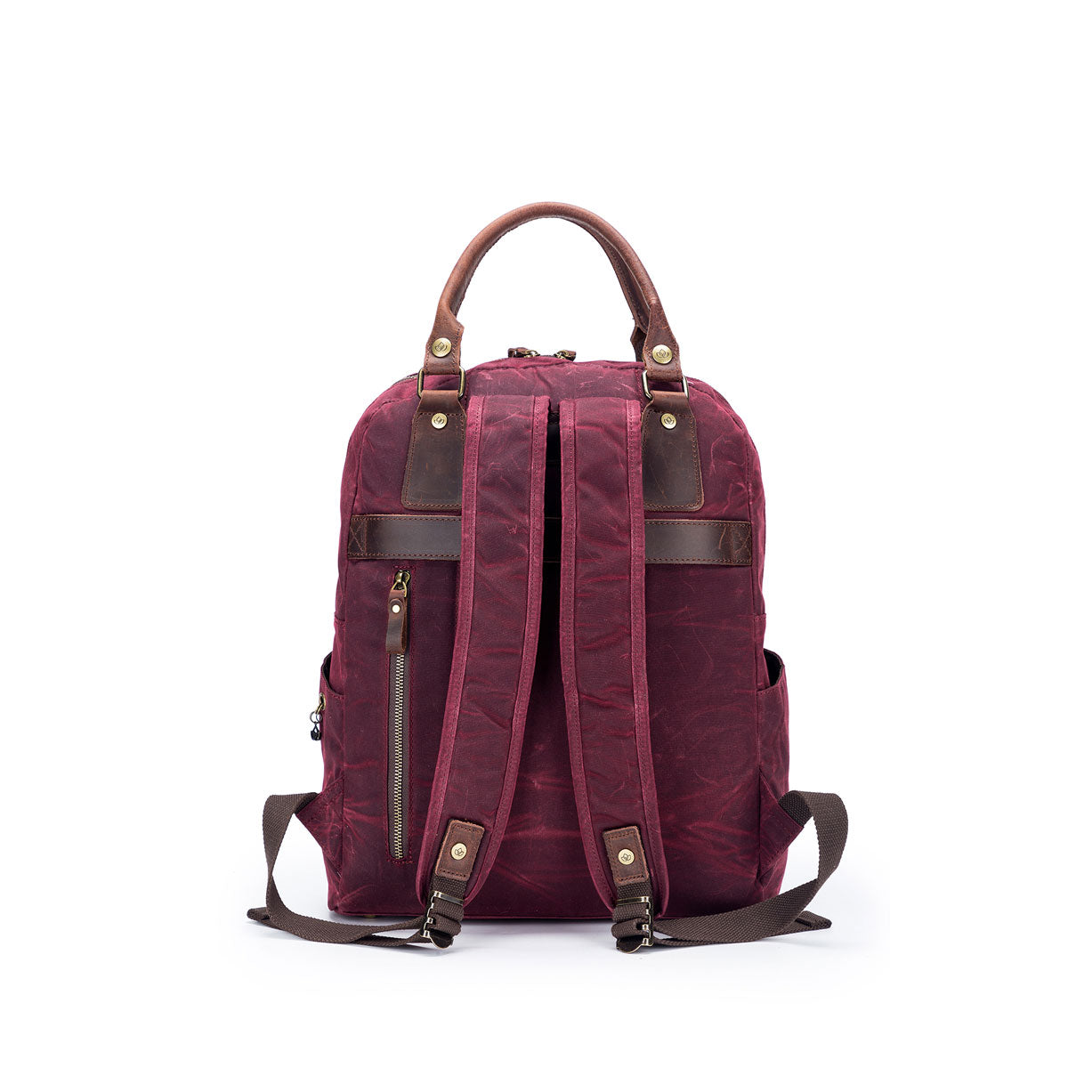 della Q Maker's Canvas Backpack - Blue - Extra Image