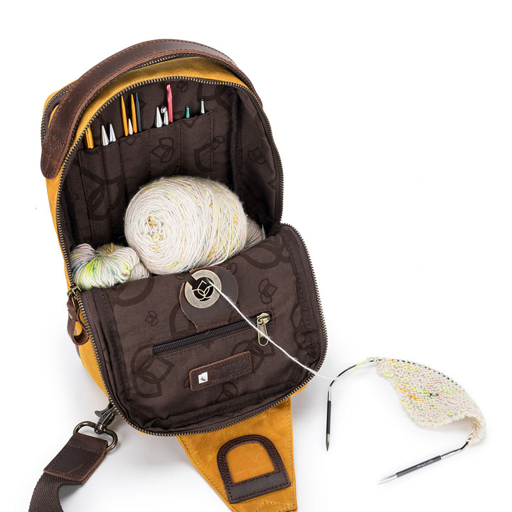 della Q Maker's Mini Messenger - Olive - Extra Image