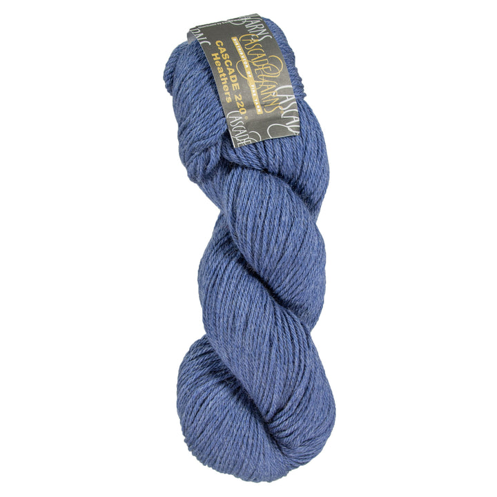 Cascade 220 Yarn - 9326 Colonial Blue Heather - Zoom Image