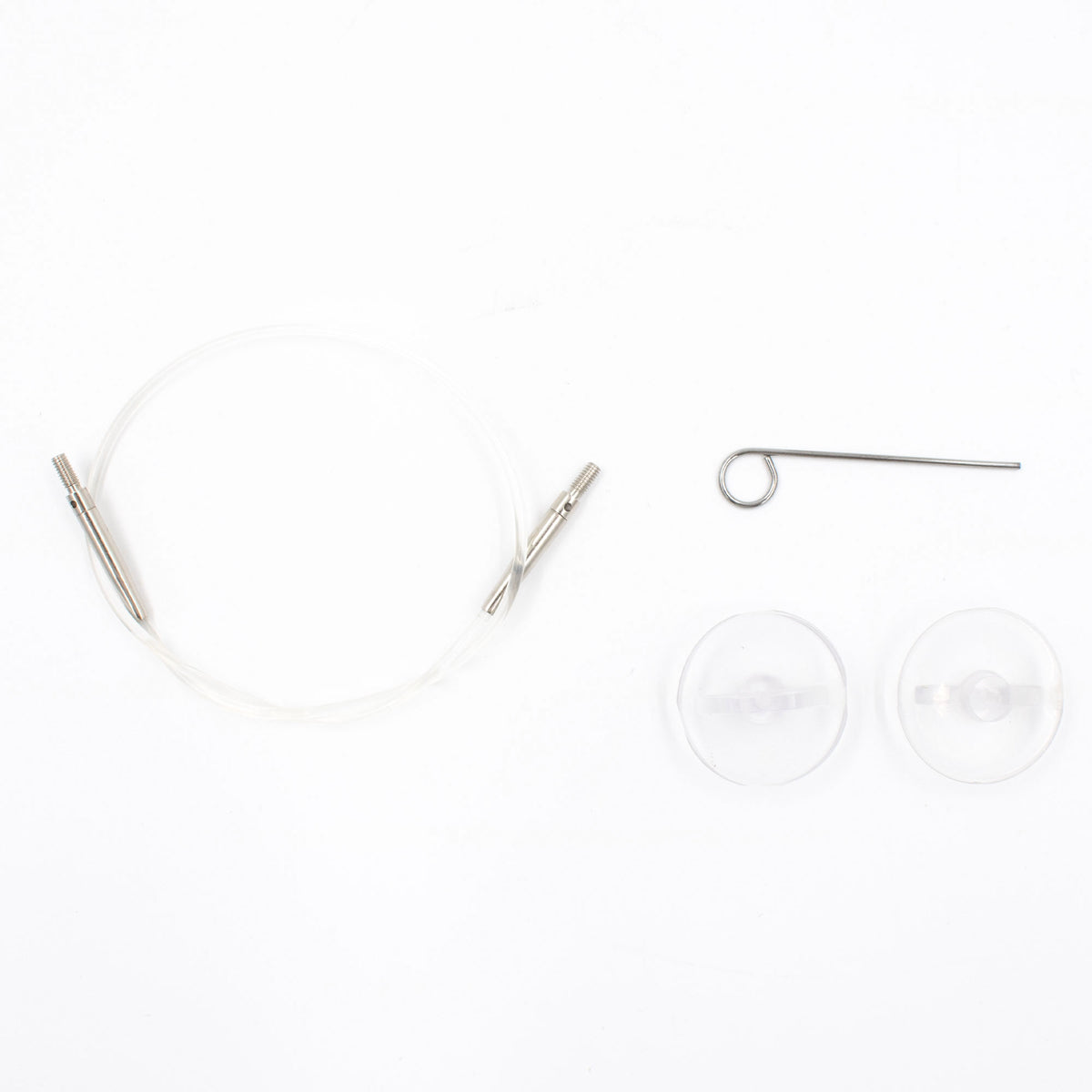 LYKKE Crafts Interchangeable Needle Cords - Clear - 32"/80 cm [for 5" tips]
