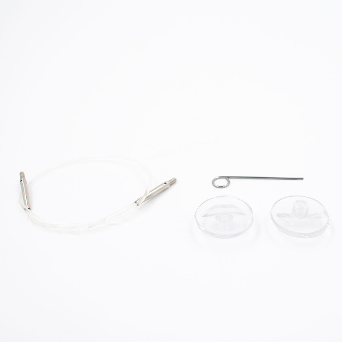 LYKKE Crafts Interchangeable Needle Cords - Clear - 24"/60 cm [for 5" tips]
