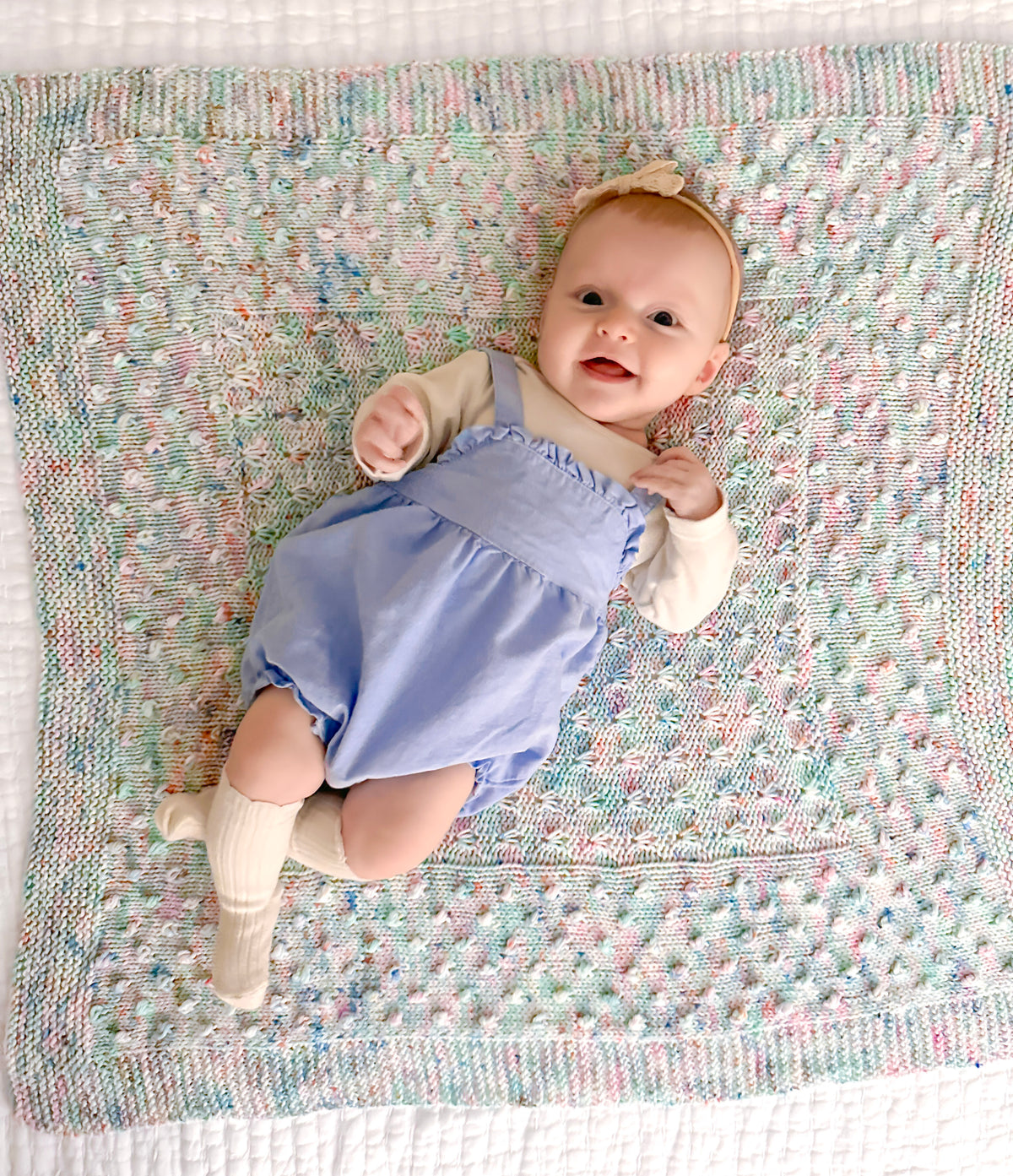 Madelinetosh Tosh Patterns - Fairy Lights Blanket - PDF Download