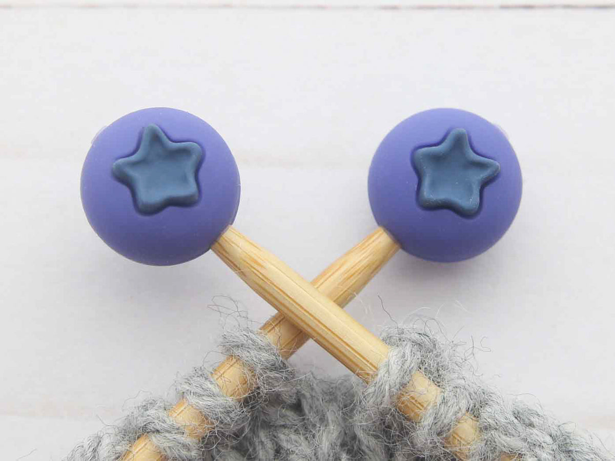 Fox & Pine Stitches Stitch Stoppers/  Point Protector - Blueberry
