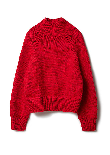 Lana Grossa Classici 27 Patterns - 40 Stand-Up Collar Pullover - PDF Download
