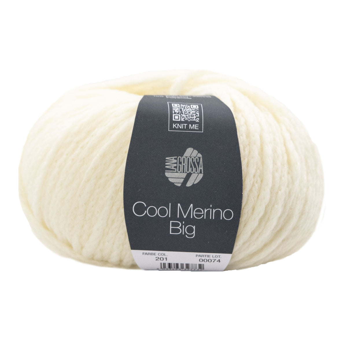 Lana Grossa Cool Merino Big Yarn - 201 Off White
