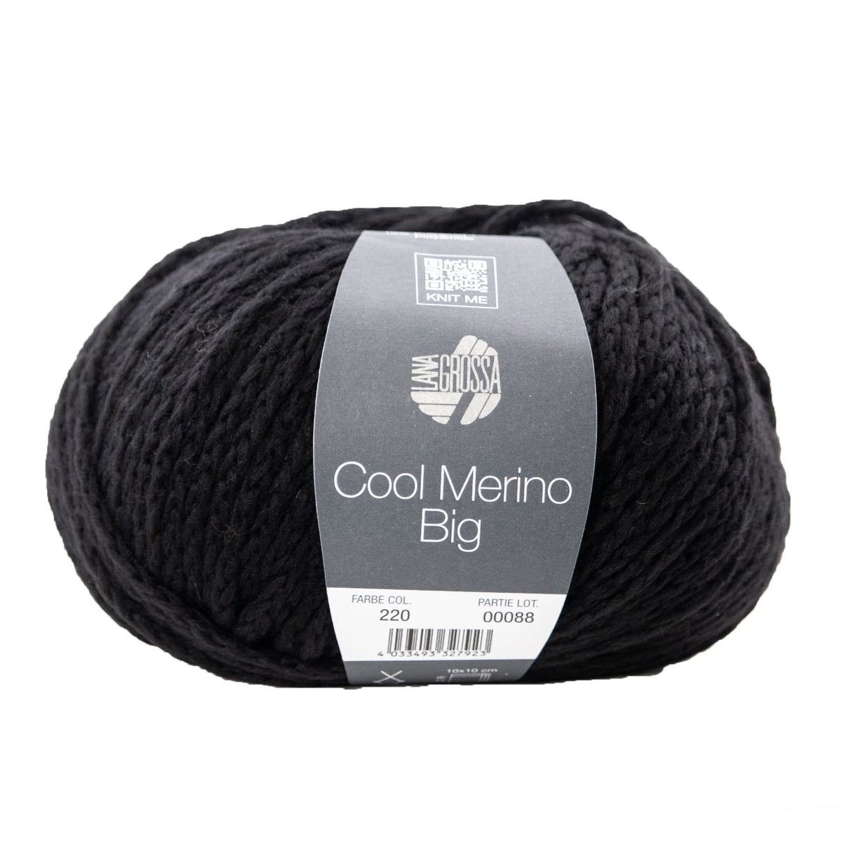Lana Grossa Cool Merino Big Yarn - 220 Black
