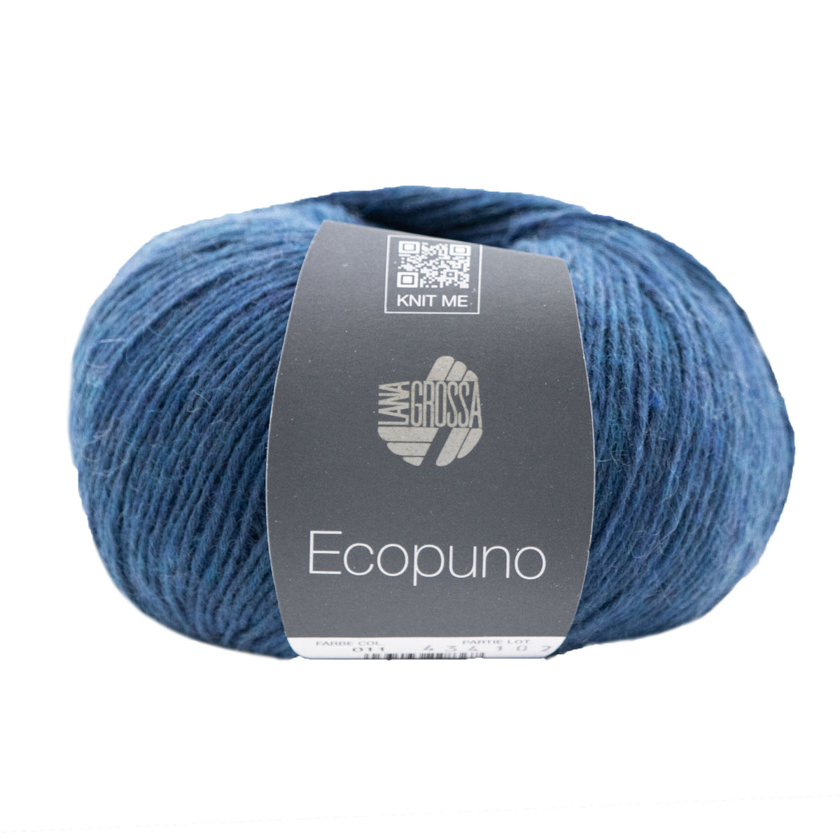 Lana Grossa Ecopuno Yarn - 011 Sapphire Blue
