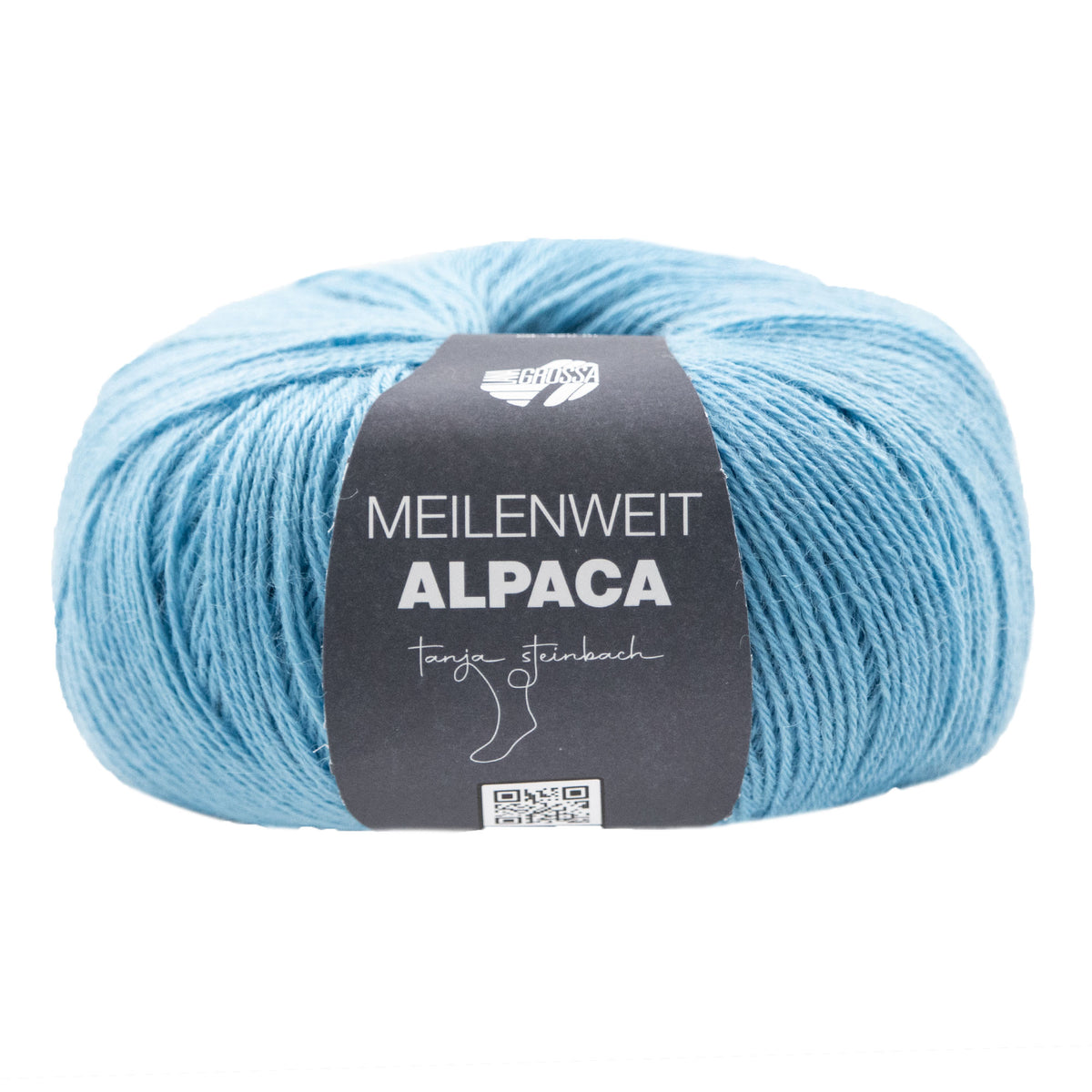Lana Grossa Meilenweit Alpaca Yarn - 2009 Light Blue
