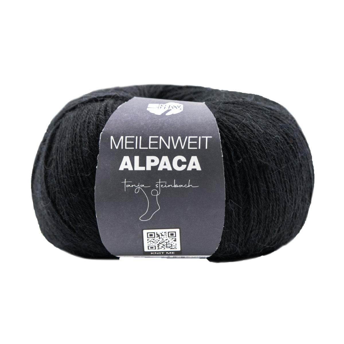 Lana Grossa Meilenweit Alpaca Yarn - 2016 Black
