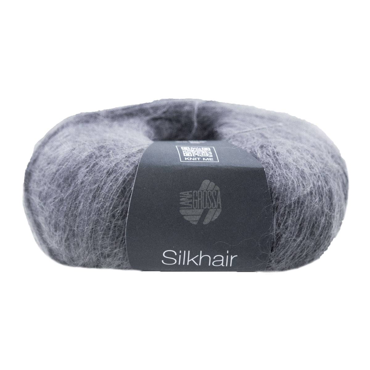 Lana Grossa Silkhair Yarn - 012 Dark Grey
