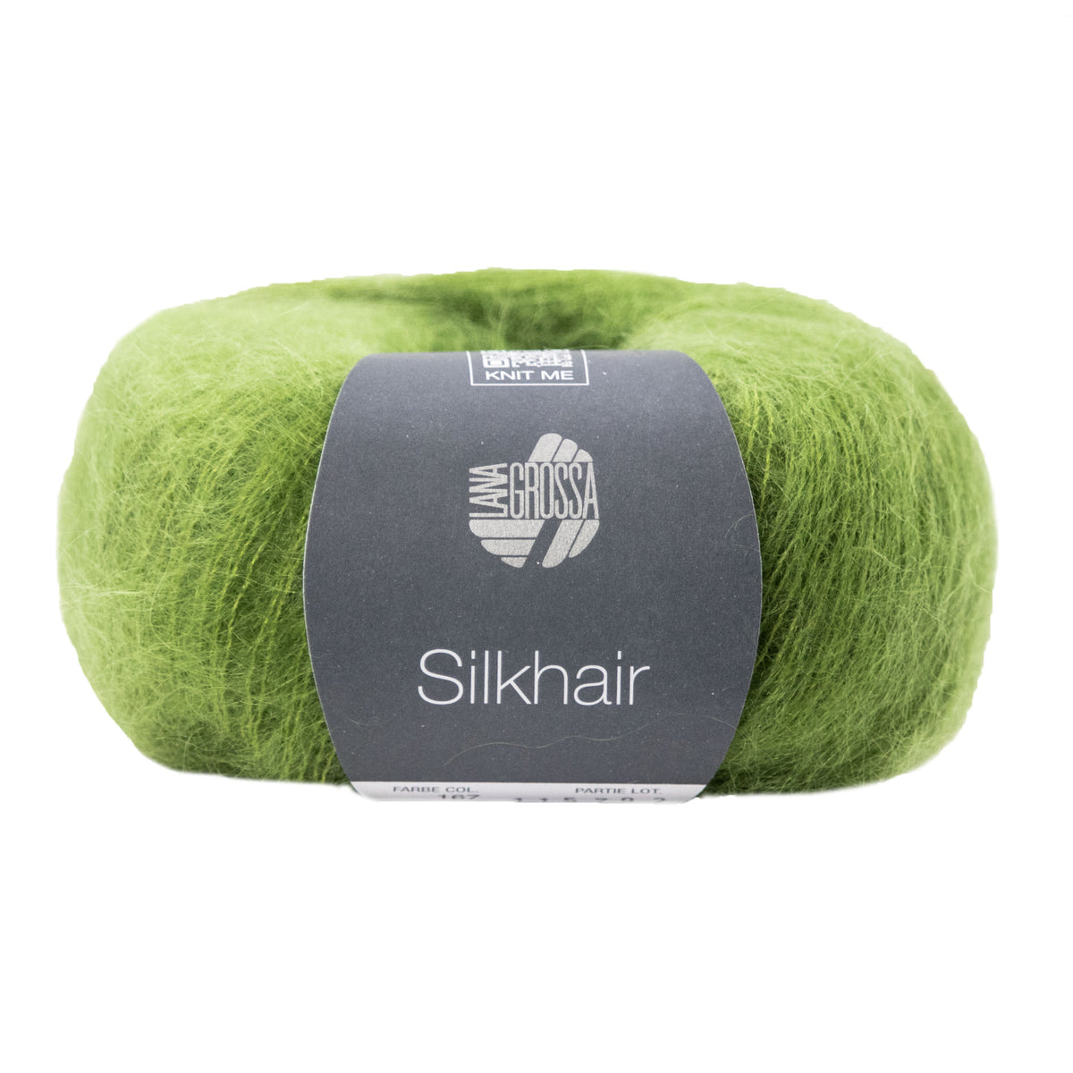 Lana Grossa Silkhair Yarn - 167 Leaf Green
