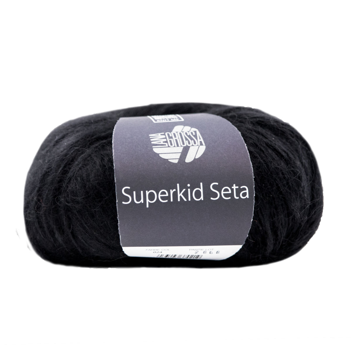Lana Grossa Superkid Seta Yarn - 024 Black
