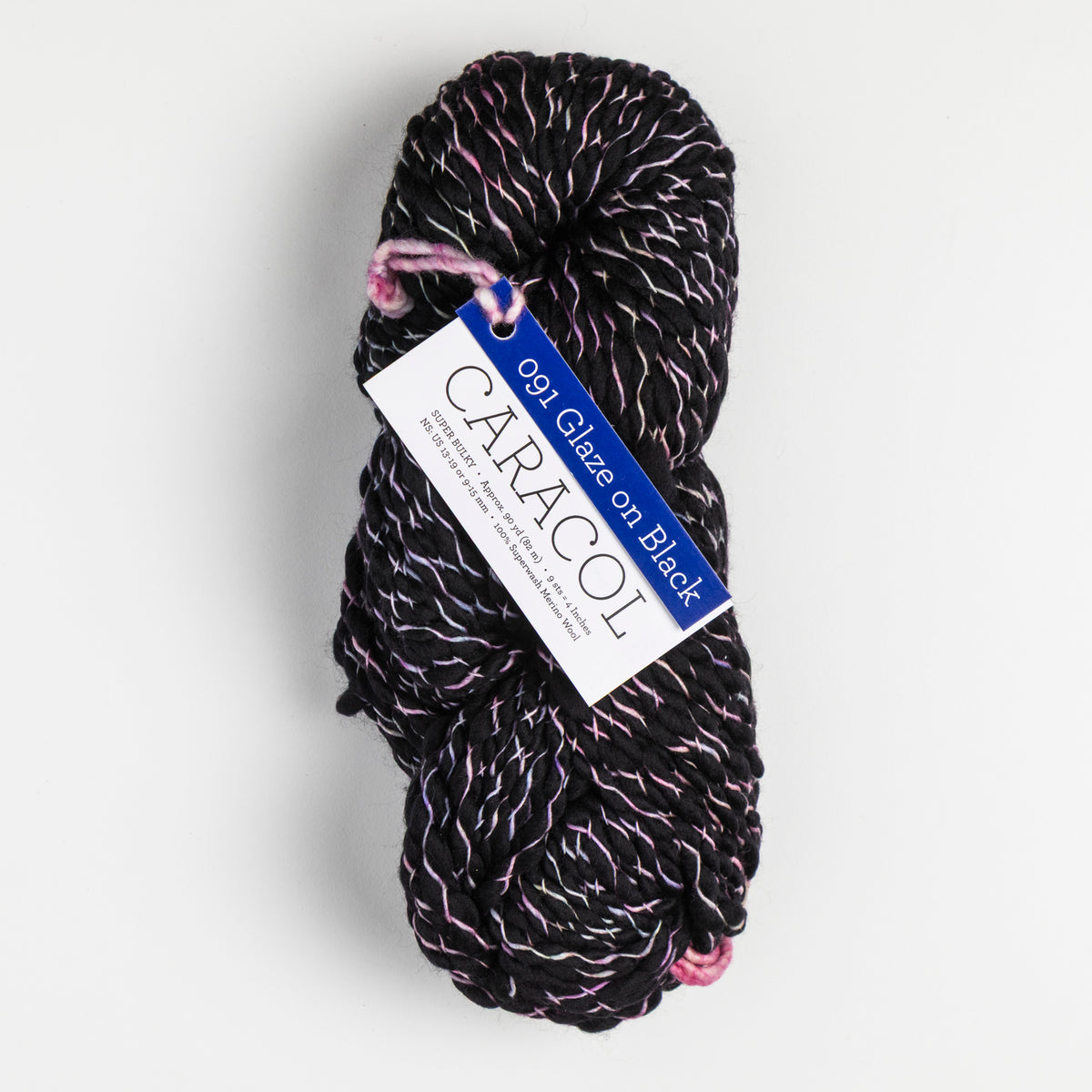 Malabrigo Caracol Yarn - 091 Glaze on Black
