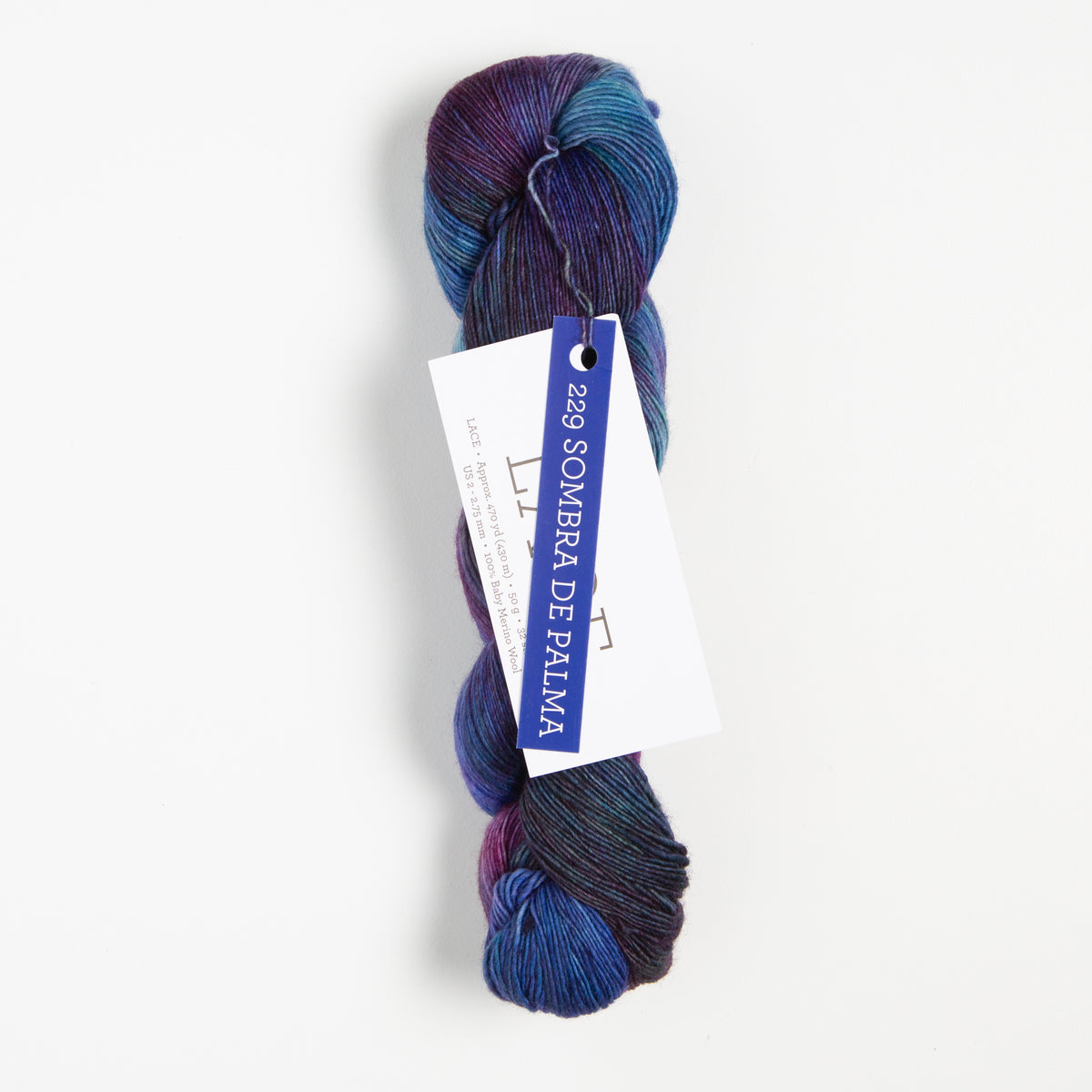 Malabrigo Lace Yarn - 229 Sombra De Palma

