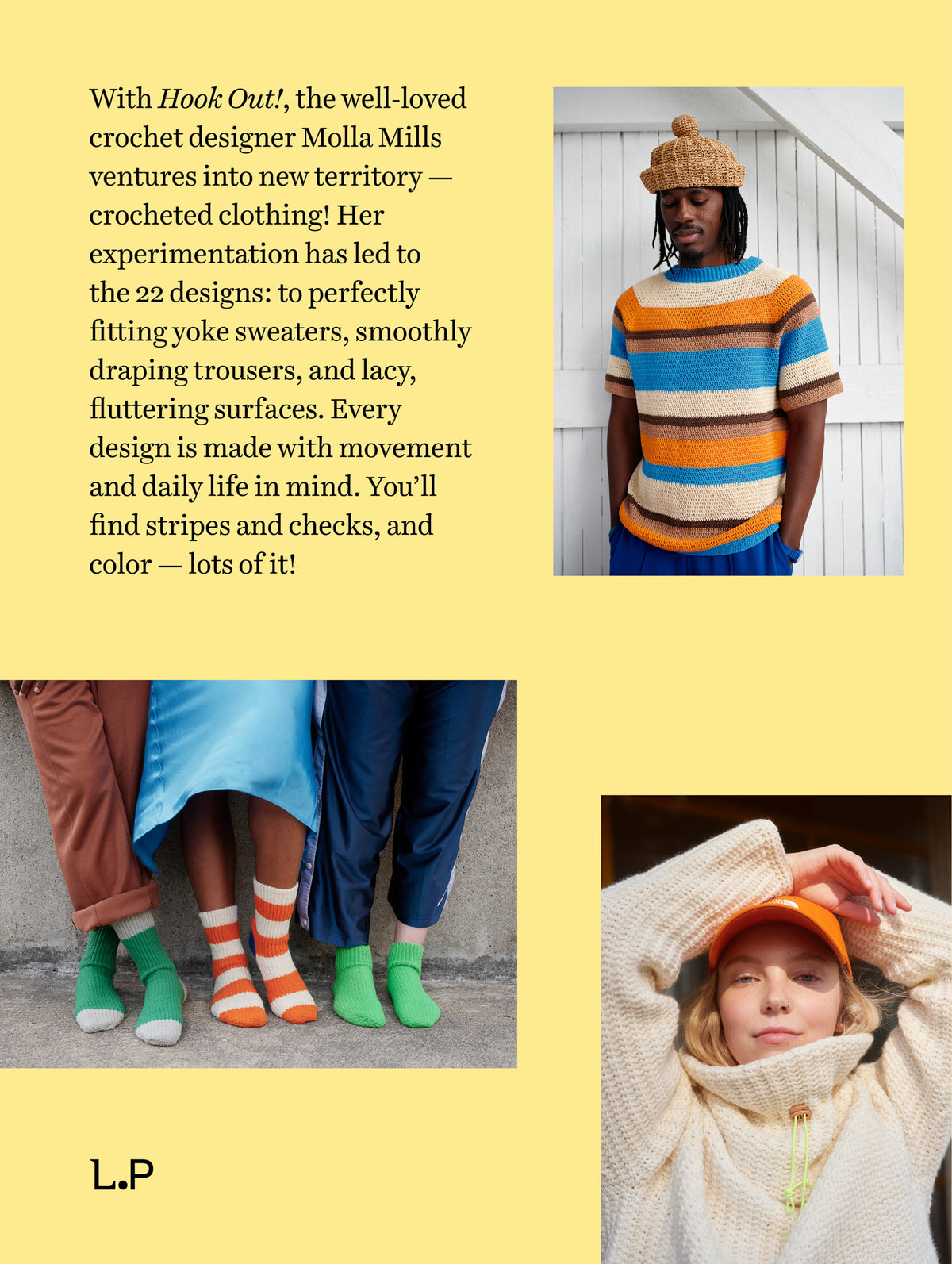 Laine Magazine Molla Mills Books - Hook Out!: Fresh Crochet Wear
