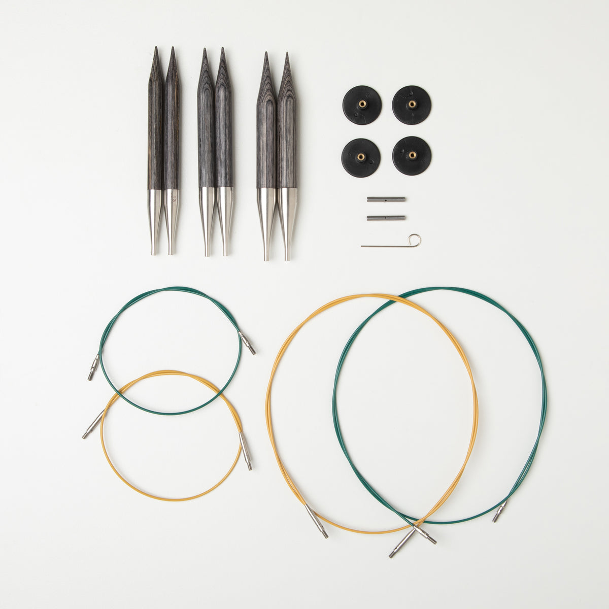 Knit Picks Resilience Obsidian Bulky Interchangeable Needle Set - US 13-17
