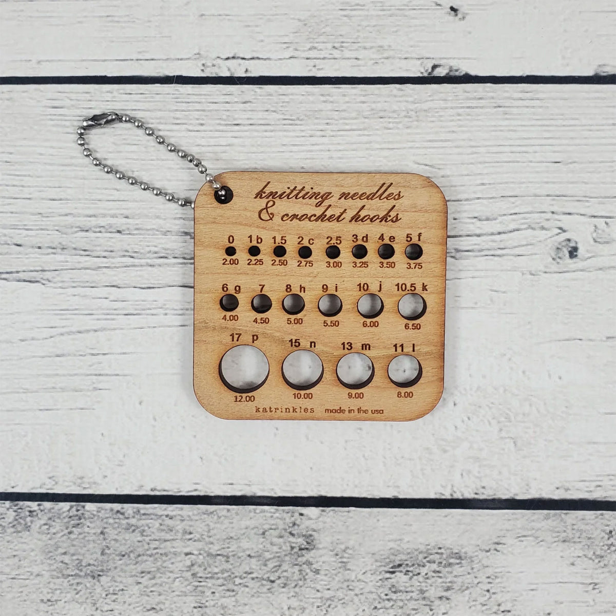 Katrinkles Mini Tools - Needle/Hook Gauge

