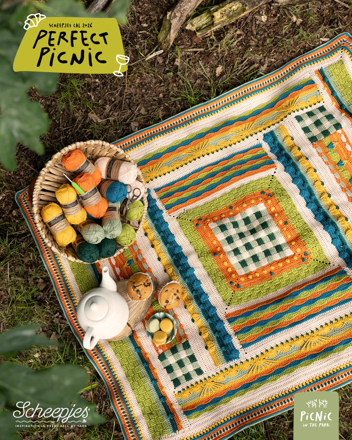 Scheepjes Perfect Picnic CAL - Cotton Create - Picnic in the Park
