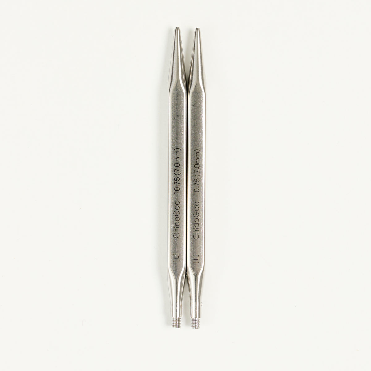 ChiaoGoo QUADS SS Lace Tips - US 10.75 (7.00mm) - 4" [L]
