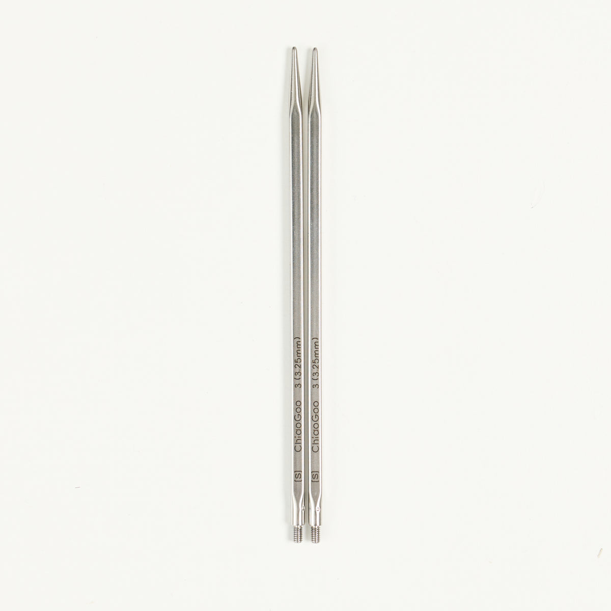 ChiaoGoo QUADS SS Lace Tips - US 3 (3.25mm) - 4" [S]
