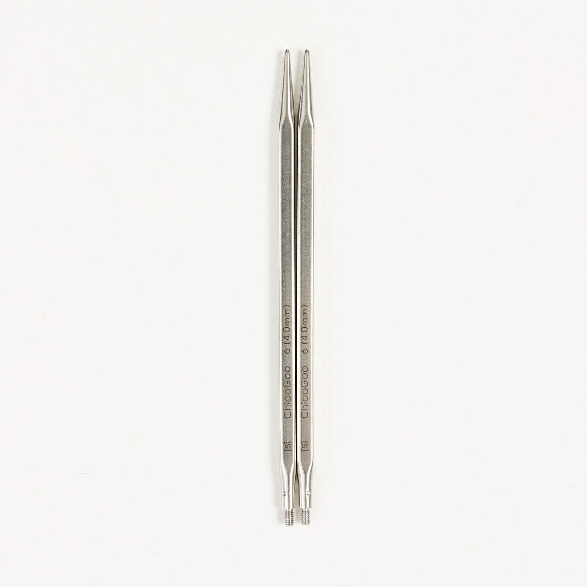 ChiaoGoo QUADS SS Lace Tips - US 6 (4.00mm) - 4" [S]

