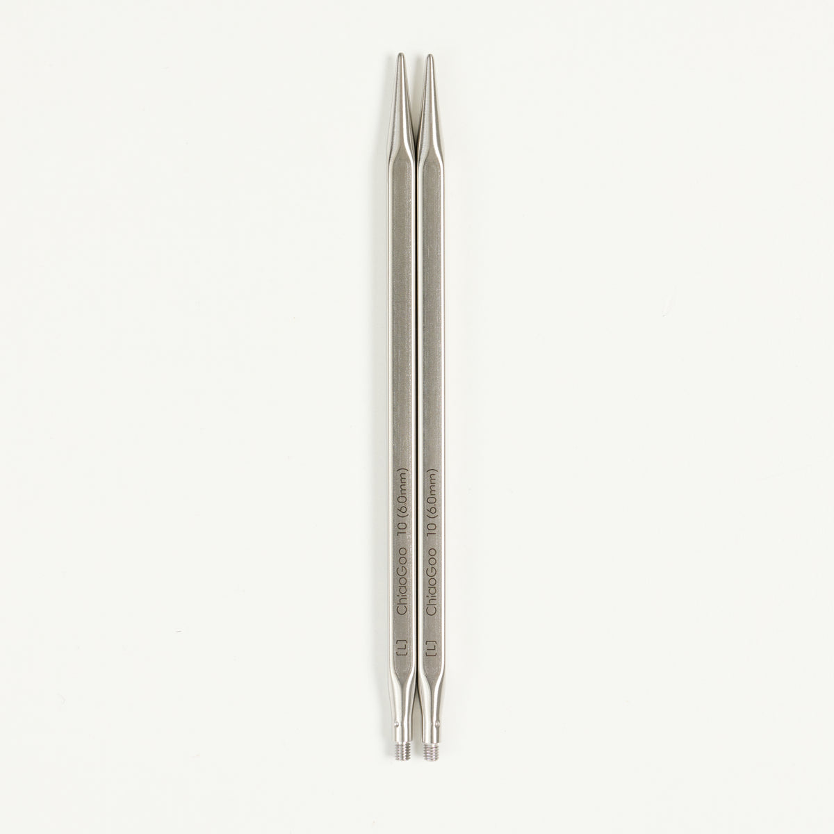 ChiaoGoo QUADS SS Lace Tips - US 10 (6.00mm) - 5" [L]
