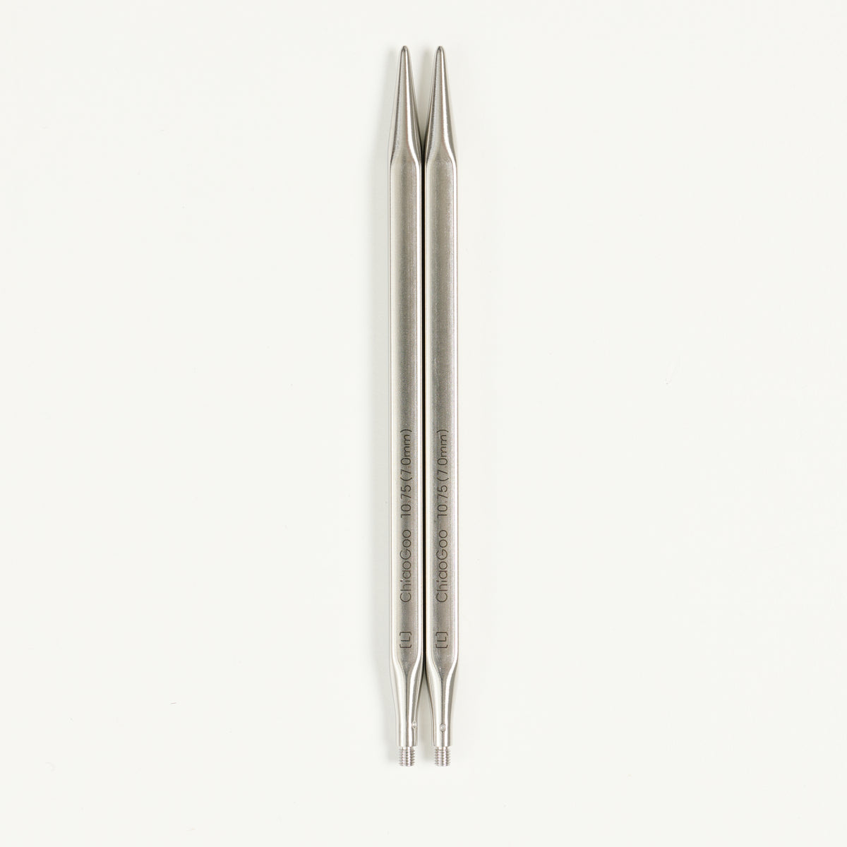 ChiaoGoo QUADS SS Lace Tips - US 10.75" (7.00mm) - 5" [L]
