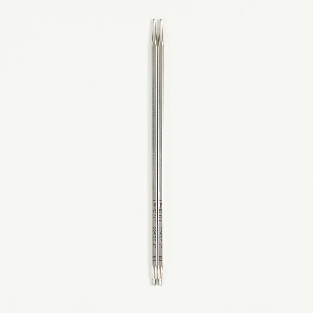 ChiaoGoo QUADS SS Lace Tips - US 3 (3.25mm) - 5" [S]
